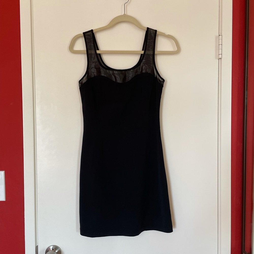 Versace Jeans Couture Black Mini Dress